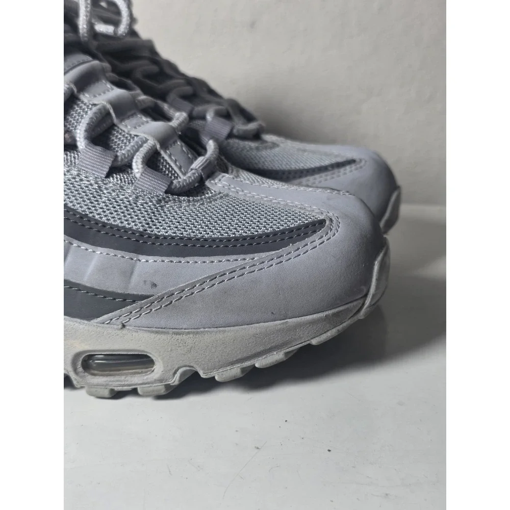 Nike Air Max 95 Shoes Mens 8 Greyscale Wolf Gray Clean Condition Sneaker - Picture 5 of 9